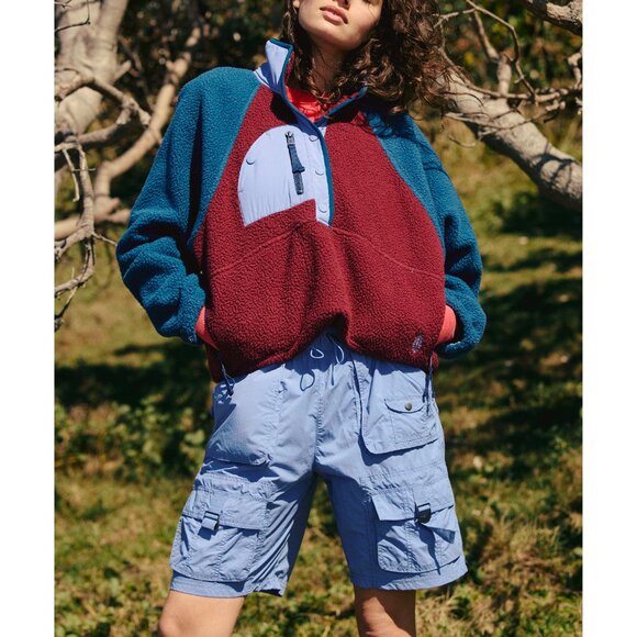 🎉LAST CHANCE🎉 FP MOVEMENT Hit The Slopes Colorblock Pullover / Mahogany Combo - Picture 8 of 9